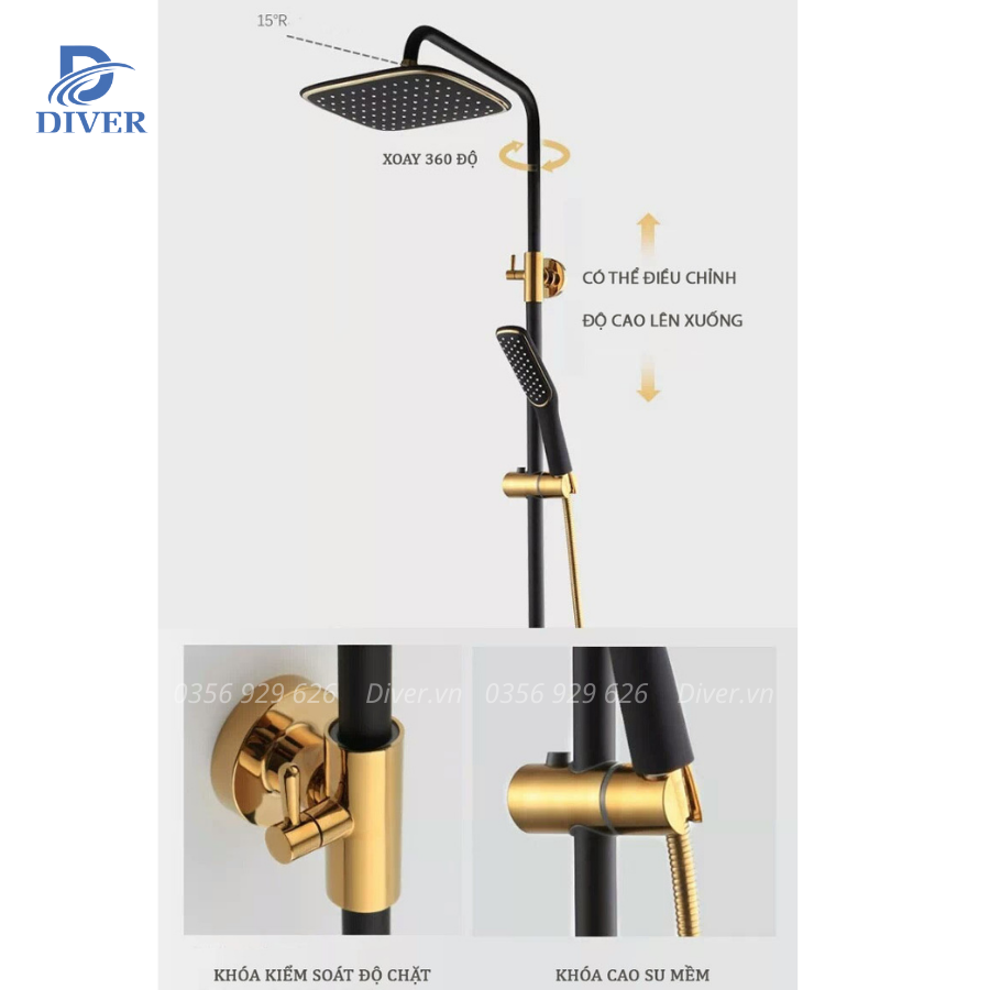 Sen Cây Tắm Đứng Nóng Lạnh