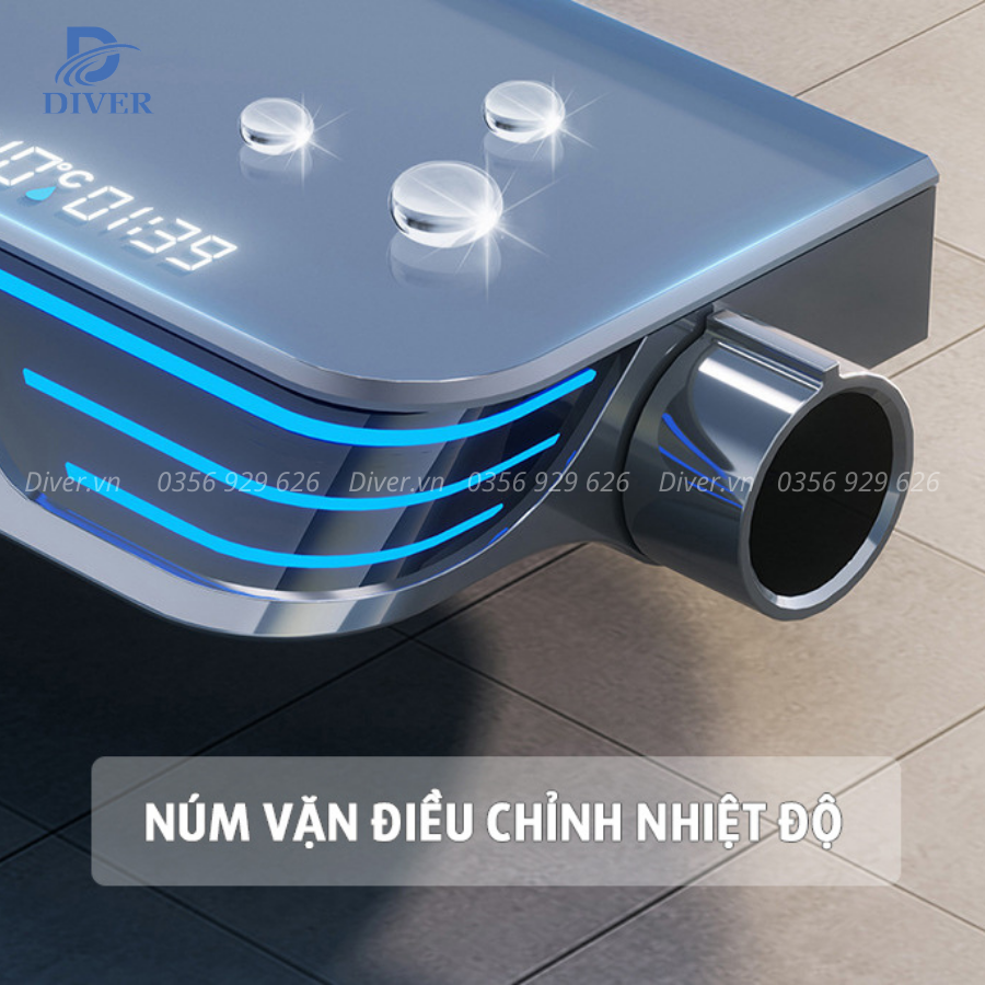 Sen Tắm Massage Thân Vuông