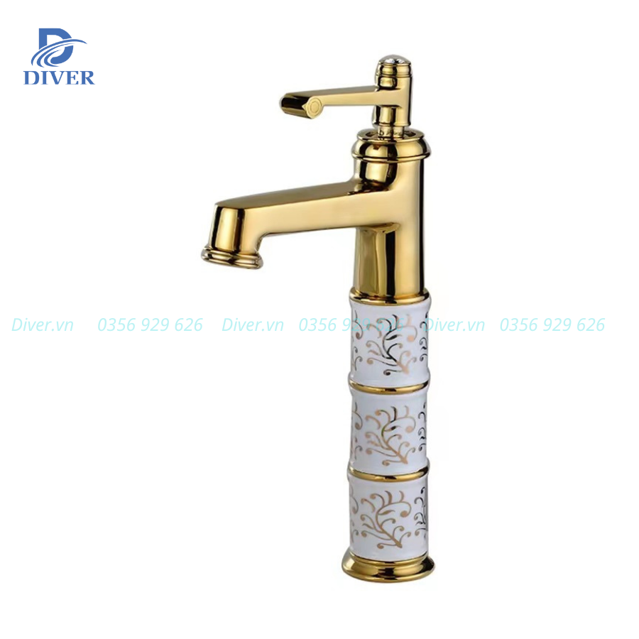 Vòi Lavabo Hoa vàng