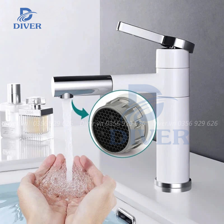 Vòi Lavabo Tròn Xoay