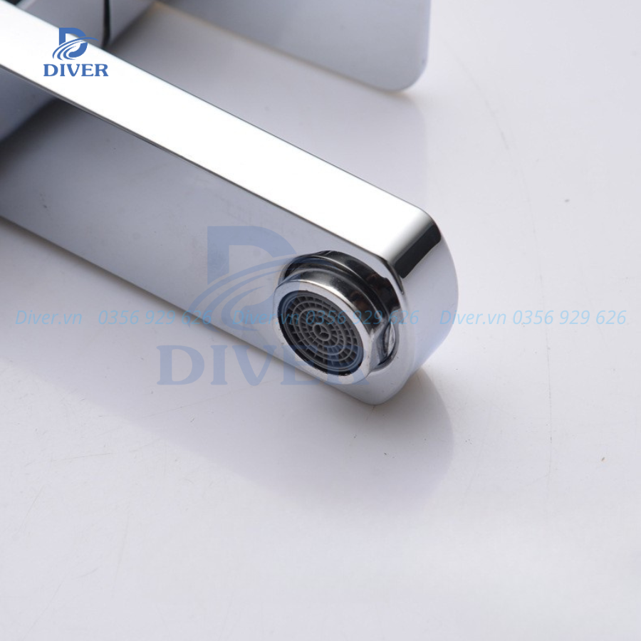 VÒI LAVABO VUÔNG MẠ CROM