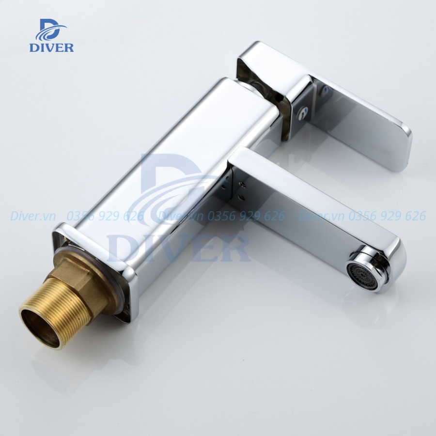 VÒI LAVABO VUÔNG MẠ CROM