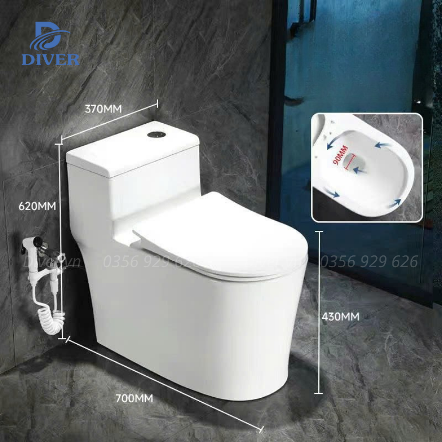 Bồn Cầu Liền Khối – D10