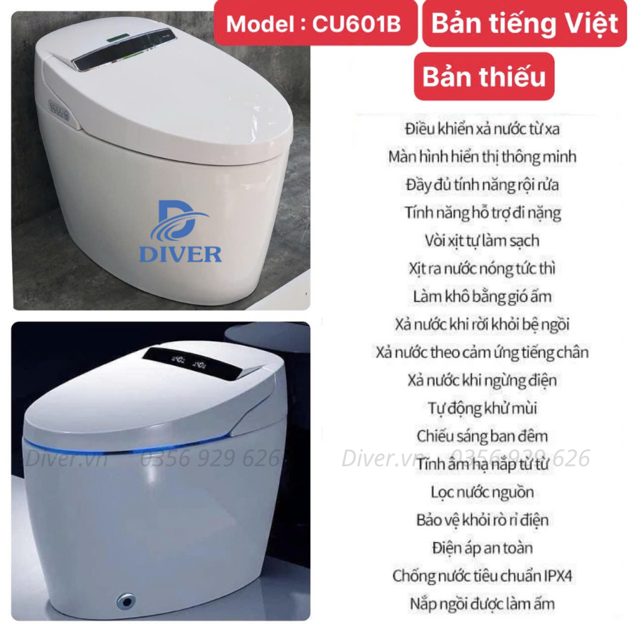 Bồn Cầu Thông Minh – D05