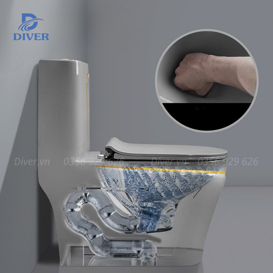 Bồn Cầu Liền Khối