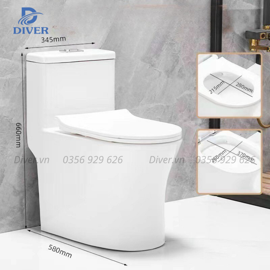 Bồn Cầu Liền Khối – D09