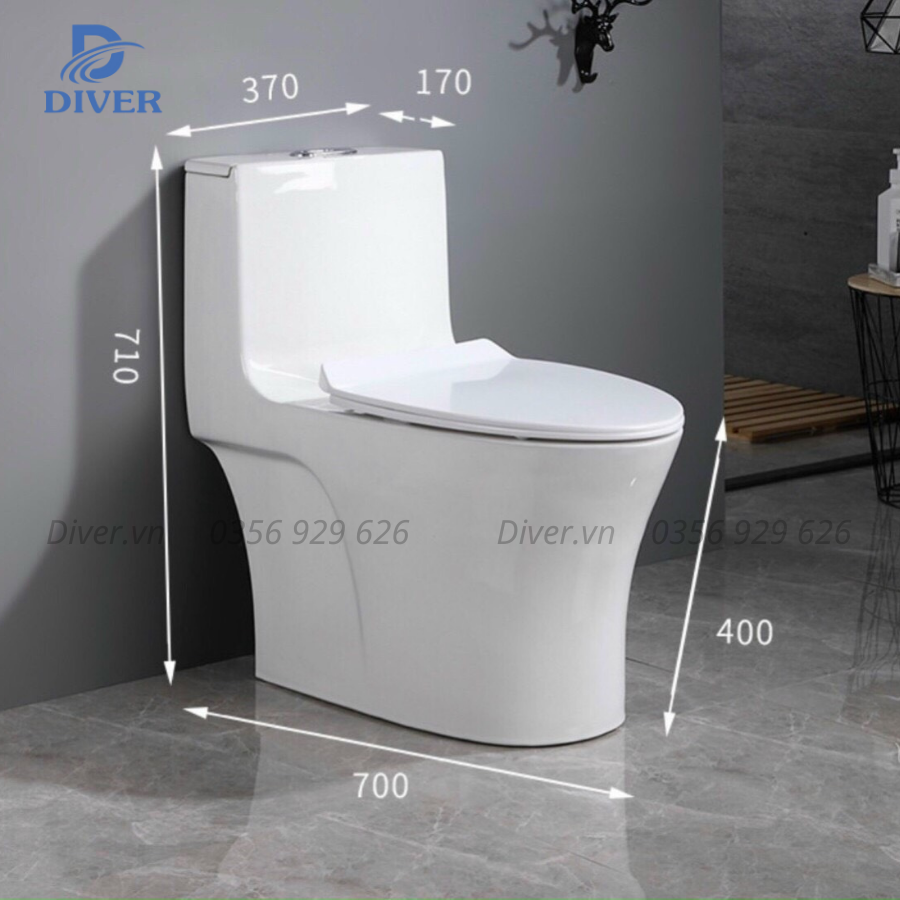 Bồn Cầu Liền Khối – D15
