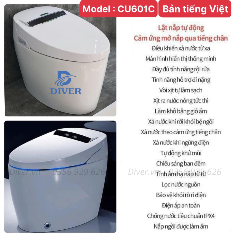 Bồn Cầu Thông Minh – D05